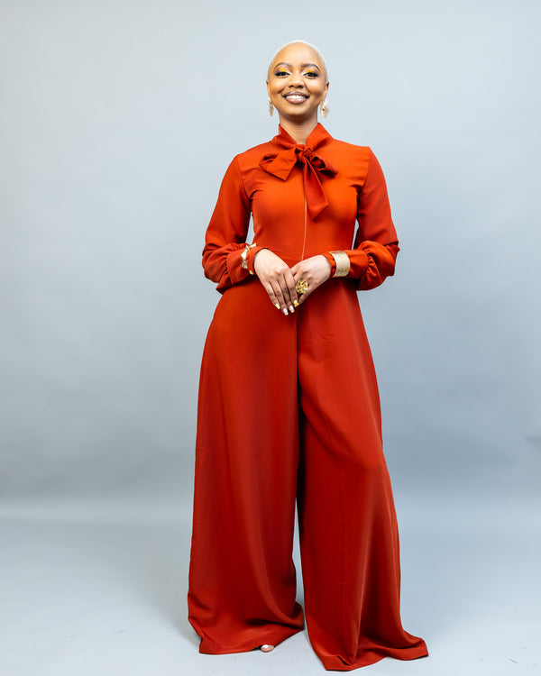 Unfold Jumpsuit - Rust