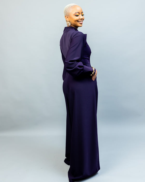 Unfold Jumpsuit - Purple