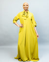 Oasis Maxi Dress - Chartreuse green