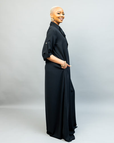 Oasis Maxi Dress - Black