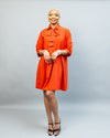 Pearl Shift Dress - Rust