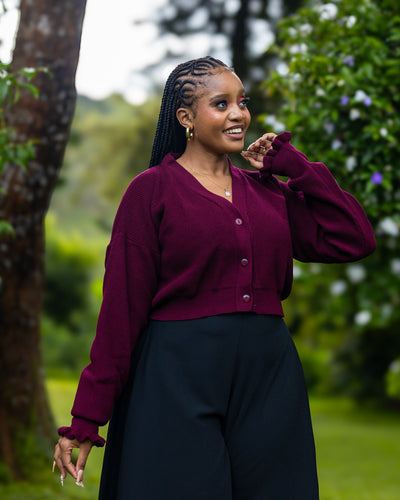 Nila Sweater - Burgundy