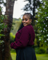Nila Sweater - Burgundy