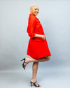 Pearl Shift Dress - Red