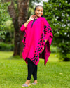 Safari Shawl - Hot Pink