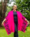 Safari Shawl - Hot Pink