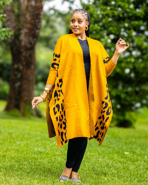 Safari Shawl - Mustard