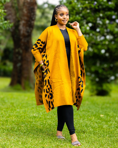 Safari Shawl - Mustard
