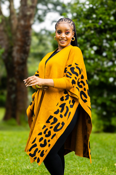 Safari Shawl - Mustard
