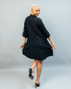 Pearl Shift Dress - Black