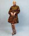 Zahara Shirt Dress - Yellow Print