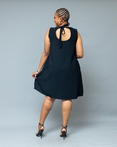 Marini Shift Dress - Black