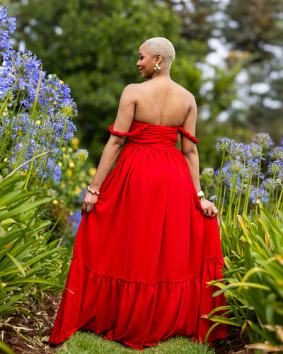 Wanderlust Maxi Dress - Red