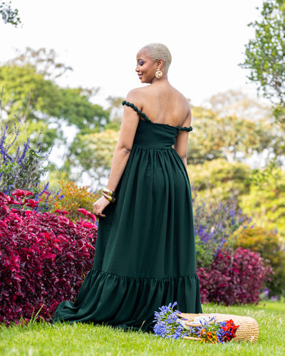 Wanderlust Maxi Dress - Emerald Green