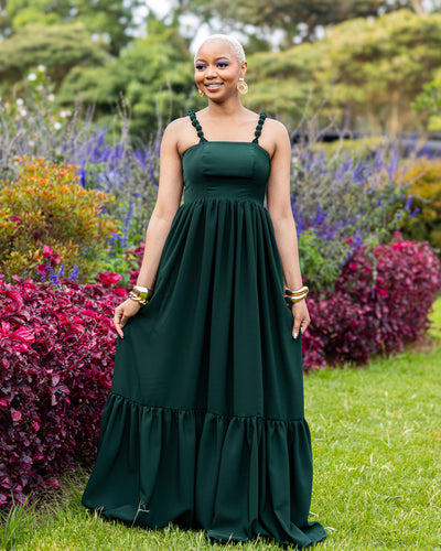 Wanderlust Maxi Dress - Emerald Green