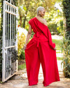 Amber Palazzo Set - Red
