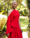 Amber Palazzo Set - Red