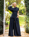 Amber Palazzo Set - Black