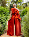 Amber Palazzo Set - Rust