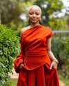 Amber Palazzo Set - Rust