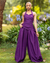 Mocha Palazzo Set - Purple