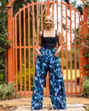 Comfort Palazzo Pants - Blue