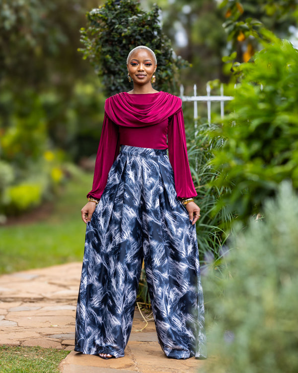 Comfort Palazzo Pants - Black