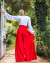 Amber Palazzo Pants - Red