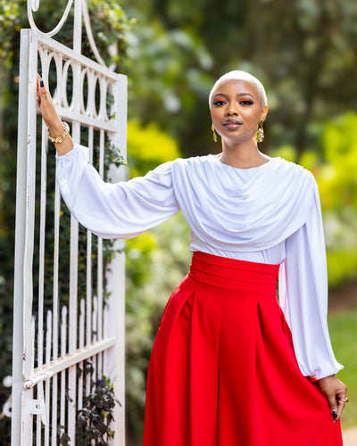 Firelight Top - White