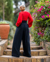 Amber Palazzo Pants - Black