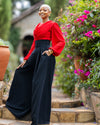 Amber Palazzo Pants - Black