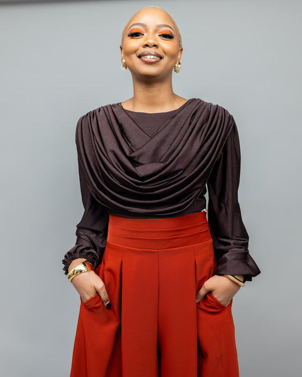 Firelight Top - Brown