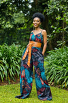 Ava African Print Jumpsuit