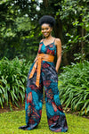 Ava African Print Jumpsuit