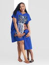 Kadin dress - Royal Blue (Mini Version)