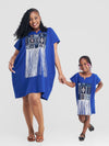 Kadin dress - Royal Blue (Mini Version)