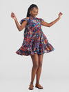 Amari African Print Shift Dress