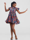 Amari African Print Shift Dress