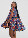 Amari African Print Shift Dress