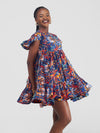 Amari African Print Shift Dress