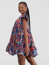 Amari African Print Shift Dress