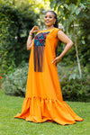 Nova Maxi Dress - Orange