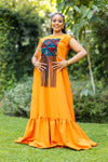 Nova Maxi Dress - Orange