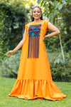 Nova Maxi Dress - Orange