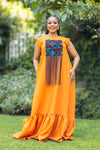 Nova Maxi Dress - Orange