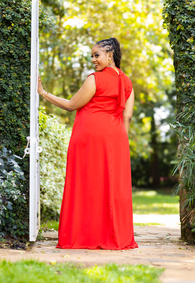 Maya Maxi Dress - Red