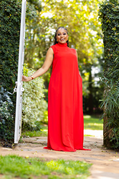 Maya Maxi Dress - Red