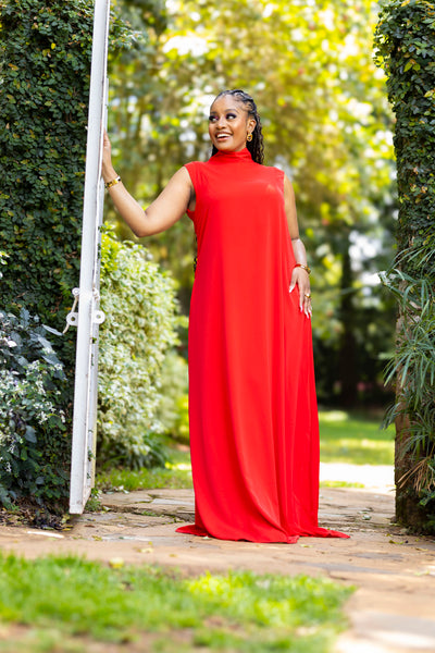 Maya Maxi Dress - Red