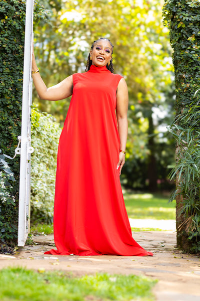 Maya Maxi Dress - Red