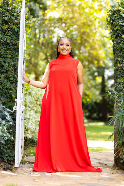 Maya Maxi Dress - Red